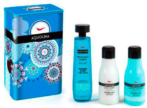 AQUOLINA PROFUMO + BAGNOSCHIUMA ZUCCHERO A VELO