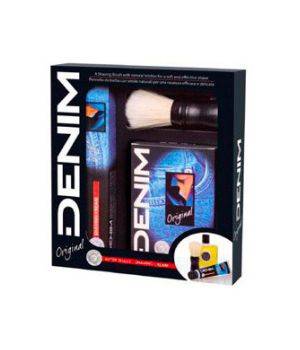 Cofanetto Denim Original - After Shave 100 ml + Shaving Cream 100 ml + Pennello con Manico Nero