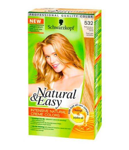 Tinta Per Capelli Colorazione Permanente Natural Easy N 532 Biondo Perla