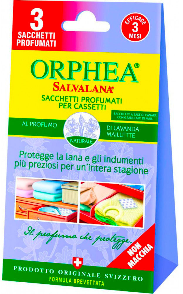 Salvalana Sacchetti al Profumo di Lavanda Maillette per Cassetti 3 pz