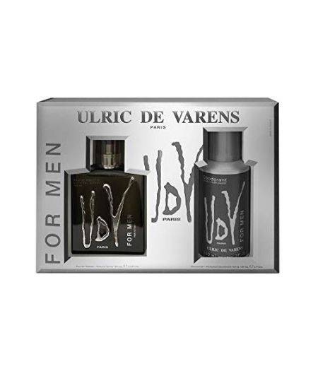 Ulric De Varens Black kit Regalo Eau de Parfum 100 ml + Deodorante antitraspirante 150ml