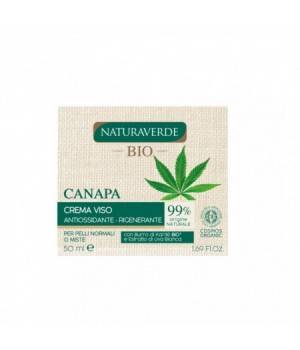 Natura Verde Crema Viso Rigenerante Canapa 50 ml