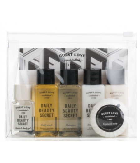 TRAVEL KIT MINI GUEST LOVE 6 PZ.