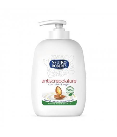 Sapone Liquido Antiscrepolature Con Olio Di Argan Azione Igienizzante Dispenser 200 Ml