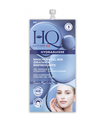 Hq Maschera Gel Sos Idratante Rinfrescante 3 Dosi 15 Ml