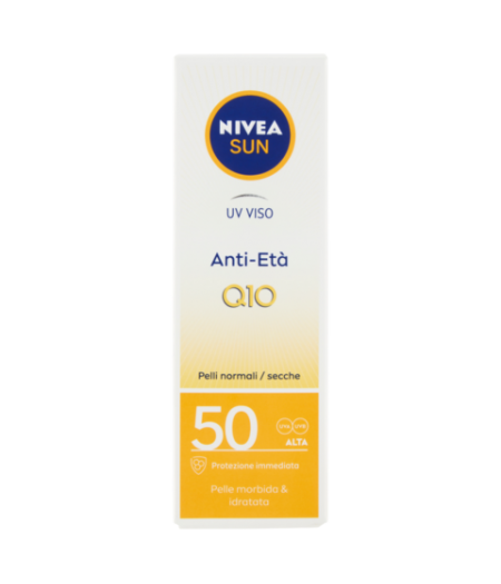 Crema Viso Anti-Età Q10 50 Ml