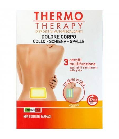 3 Cerotti Adesivi Dolore Corpo - Collo - Schiena – Spalle