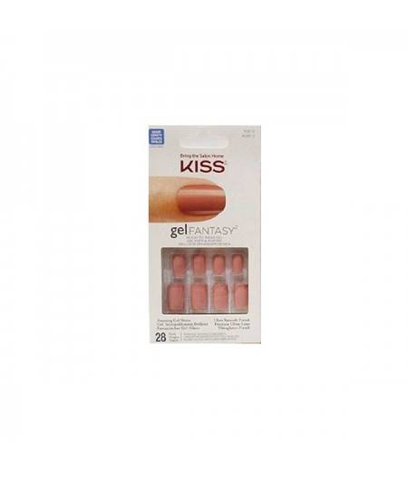 Kiss Gel fantasy 28 unghie artificiali colorate Rosa