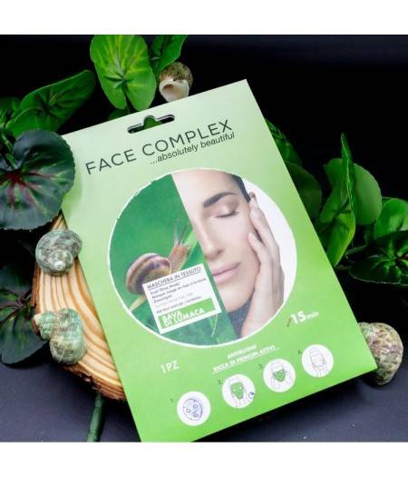 Maschera Tessuto Viso Antirughe Coadiuvante Collagene 1 Pz