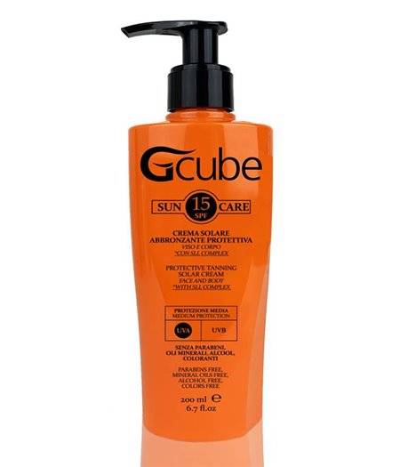 GCUBE SUN CREMA PROTEZIONE SPF 15 200 ML