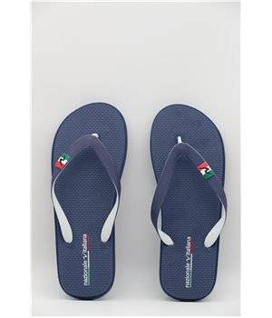 NAZIONALE ITALIANA INFRADITO BLU NAVY 43 N Uomo