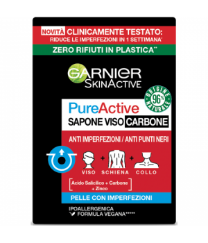 Skin Active Skin Pure Sapone Carbone pelle con imperfezioni 100 Gr.