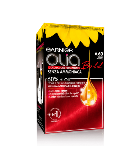 Olia Colorazione Permanente Rosso Intenso N 6,60