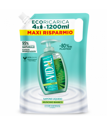 Sapone Liquido Ecoricarica 1200 ml White Musk