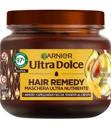 Maschera Ultra Nutriente Capelli Molto Secchi 340 Ml Olio Di Avocato E Burro Di Karite