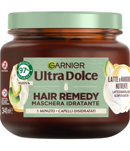 Hair Remedy Maschera Idratante Capelli Disidratati 340 Ml Latte Di Mandorla