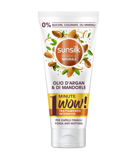 1 Minute Wow Olio D`Argan & Di Mandorle Per Capelli Fragili 180 ml