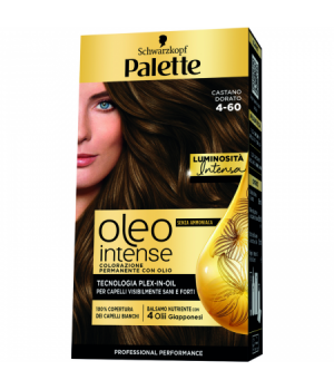 Oleo Intense 4-60 Castano Dorato Tecnologia Plex-In-Oil Senza Ammoniaca