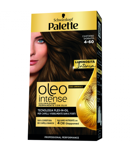 Oleo Intense 4-60 Castano Dorato Tecnologia Plex-In-Oil Senza Ammoniaca