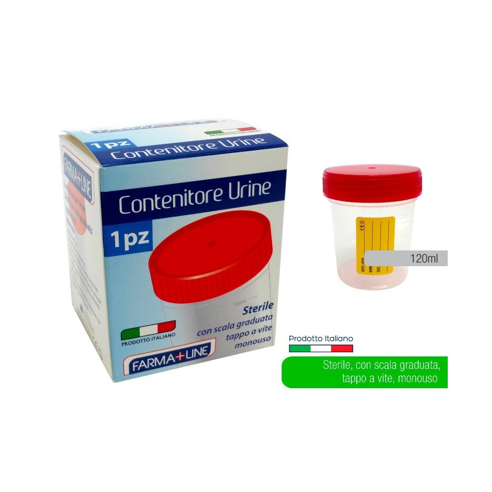 Farmaline Contenitore sterile urine 120ml - Idea Bellezza