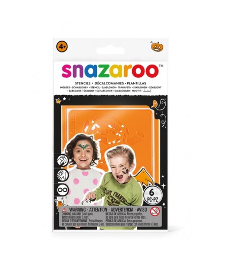 Snazaroo Assort.6 Stencil Hallow.