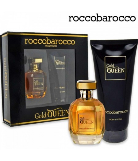 Roccobarocco Gold queen Eau de Parfum 100 ml + body lotion 200 ml