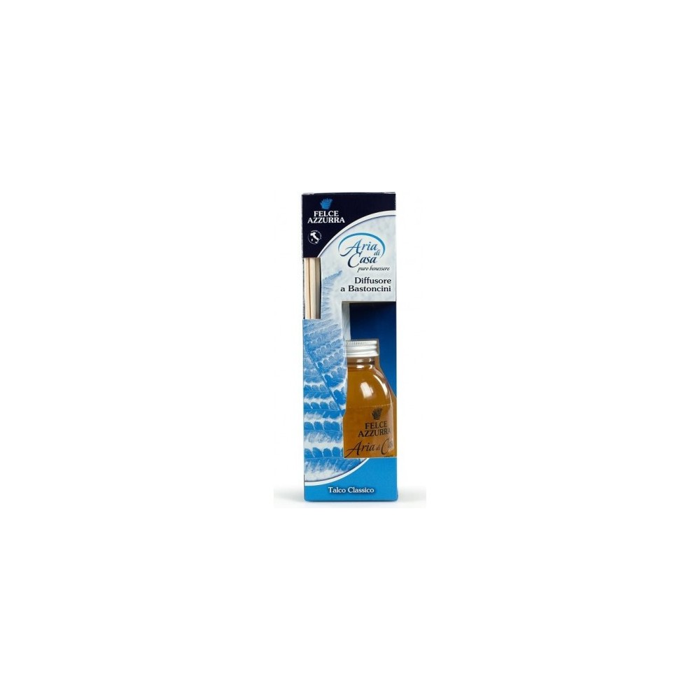 Felce Azzurra Aria di Casa Diffusore a Bastoncini Talco Classico 120ml -  Idea Bellezza