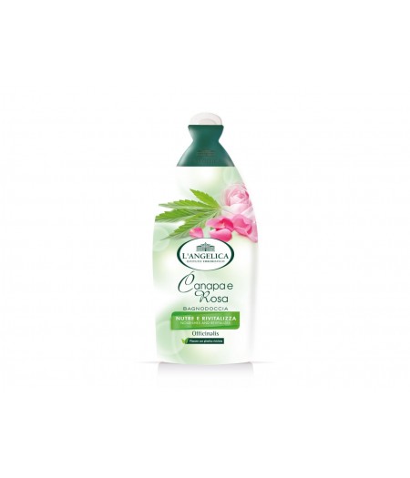 Bagnoschiuma fragranza canapa e rosa 500ml