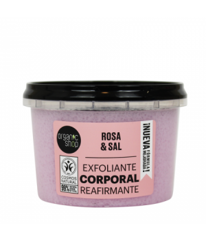 Scrub Corpo Exfoliante Rosa Sal Vaso 250 Ml