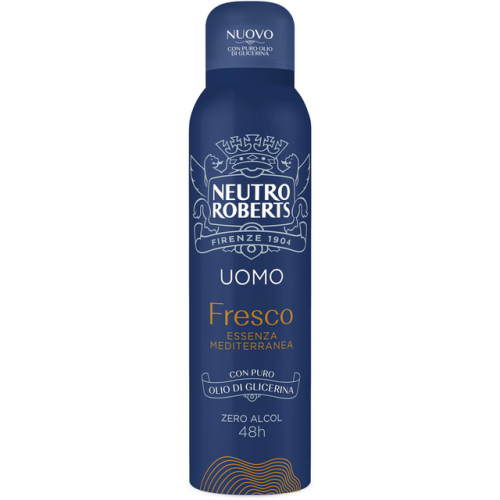 Neutro Roberts Deodorante Uomo Fresco Essenza Mediterranea Spray 150 Ml -  Idea Bellezza