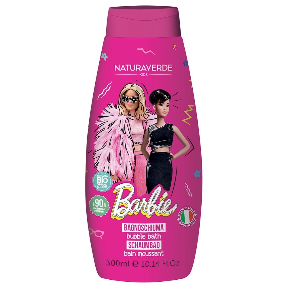 Set Regalo Naturaverde Barbie con 1 bagnoschiuma 300ml, 1 balsamo 200ml e 1  mazzo Uno