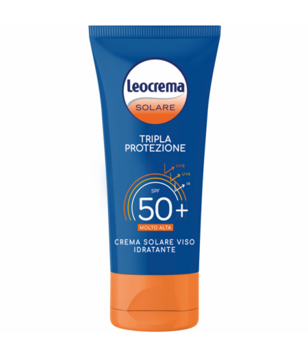 Tripla Protezione Crema Viso Idratante Spf50+ 50 Ml