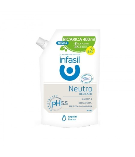 Infasil Intimo Neutro Delicato pH 5.5 Ricarica Busta 400 ML