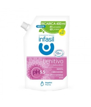 Infasil Lenitivo - Detergente Intimo Idratante - Ecoricarica Da 400 Ml