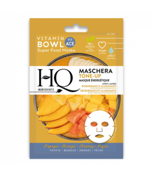 Maschera Viso In Tessuto Bowl Tone Up Rigenerante E Illuminante