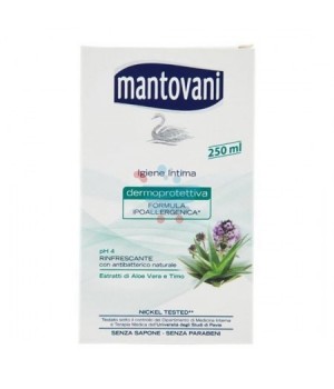 Mantovani Igiene Intima pH 4 Rinfrescante con antibatterico naturale 250 ml