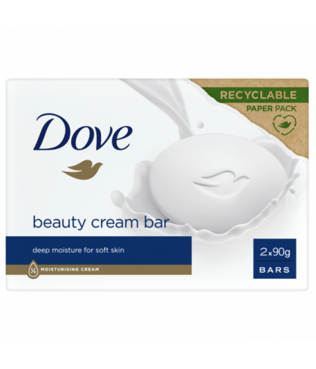 Dove Saponetta Cremosa Original 2 Pezzi X 90 Grammi