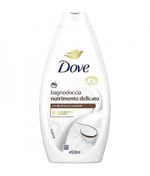 Dove Bagnodoccia Nutrimento Delicato Con Olio Di Cocco E Mandorle 450 ML