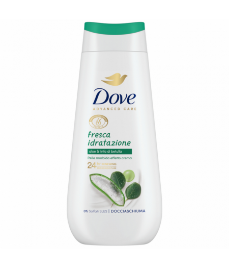 Dove Doccia Fresca Idratazione Con Aloe E Linfa Di Betulla 225 ML