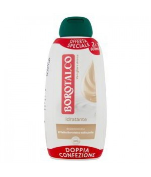 Borotalco Bagnodoccia Idratante Vaniglia e Avena 2 Flaconi da 600 ml