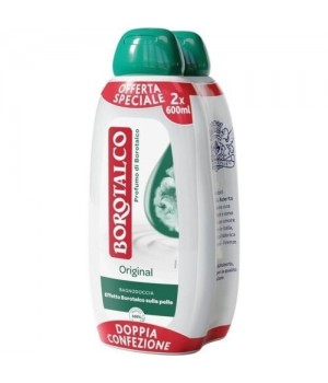 Borotalco Gel Doccia XXL â€“ Originale - Confezione Duo 2 x 600 ml