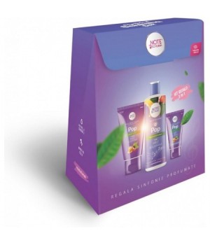 Cofanetto Regalo Note Di Schiuma Pop Con Docciaschiuma 400ml + Crema Corpo 200ml + Crema Mani 75 Ml