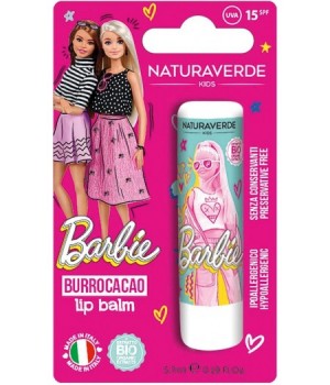 Naturaverde Kids - Mattel Barbie - Burrocacao alla Fragola con Burro di Karite BIO