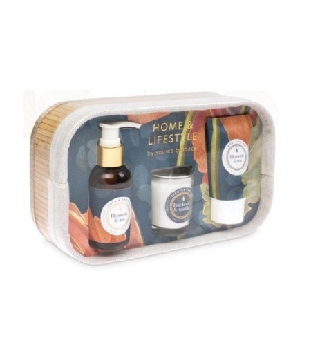 Home & Lifestyle Coffret Shower Gel 100ml+body Lotion 75ml + candela