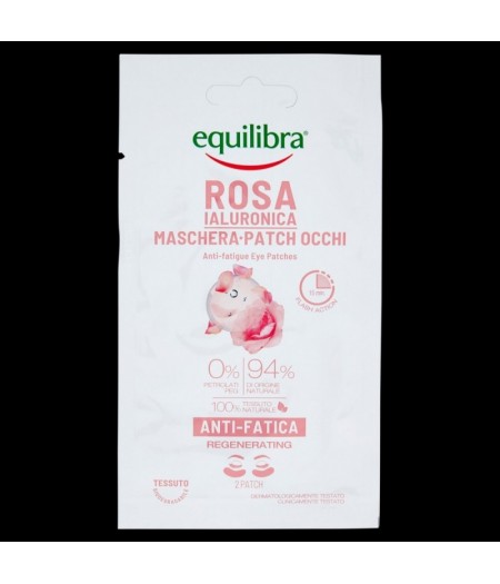 Rosa laluronica Maschera-Patch Occhi Anti-fatica in tessuto 100% naturale