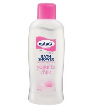 Mil Mil Bagno 1000 Ml. Yogurt & Latte, Bianco, Made In Italy