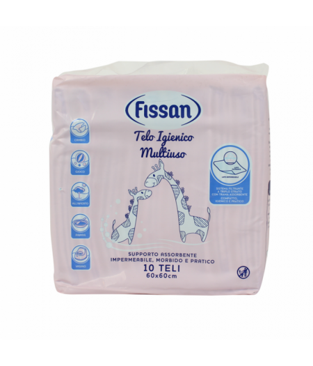 Fissan Baby Telo Igienico Multiuso 10pz 60x60