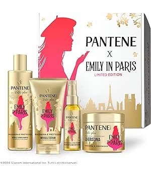 Emily in Paris Shampoo, Balsamo, Maschera E Olio Capelli Kit Regalo