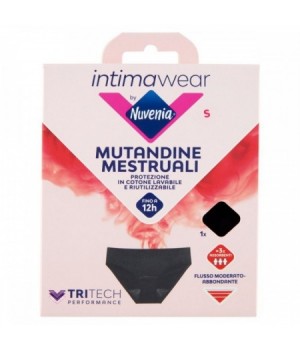 Intimawear by Nuvenia Mutandine Mestruali S Nero