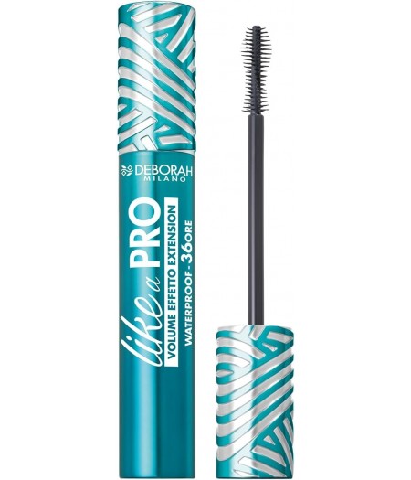 Mascara Like A Pro Tint Waterproof Volume Effetto Extension